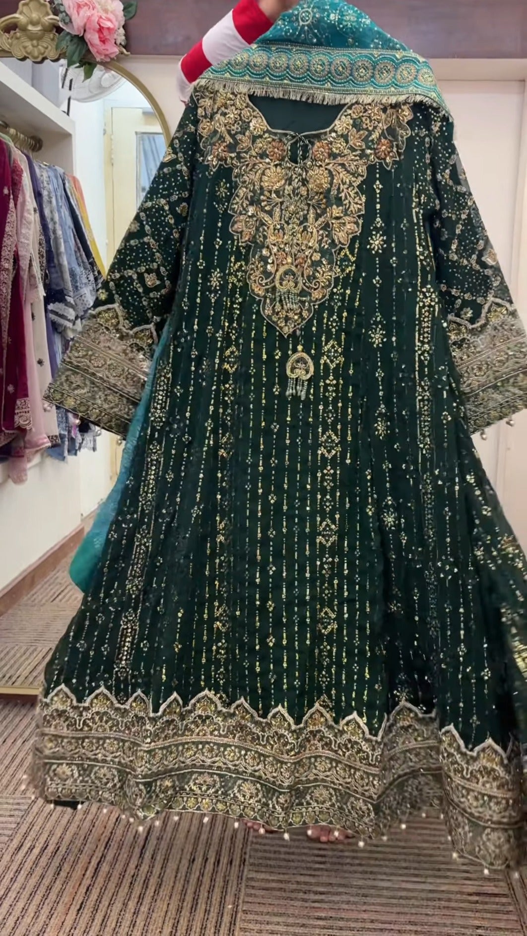 Luxury Formal — Emerald & Teal by Label Rutba