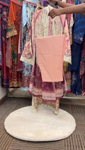 Sadabahar Kaftan — Blush Peach by Label Rutba