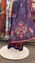 Sadabahar Kaftan — Plum by Label Rutba